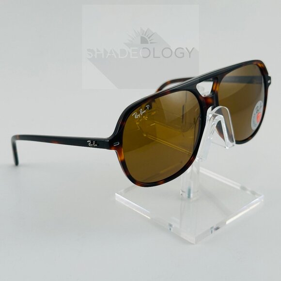 Ray-Ban RB2198 902/57 Bill Polarized Brown Classic B-15 Aviator Unisex Sunglass main image 7